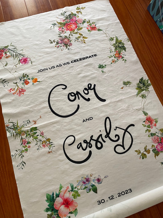 Celine Medium Organic Cotton Canvas Signage